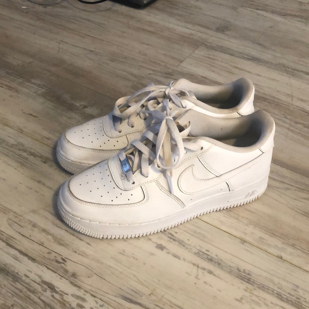 All White Air Force Ones.